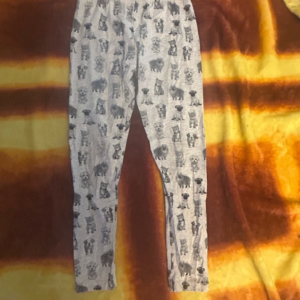 Carter's Gray Animal Print Pajama Bottoms